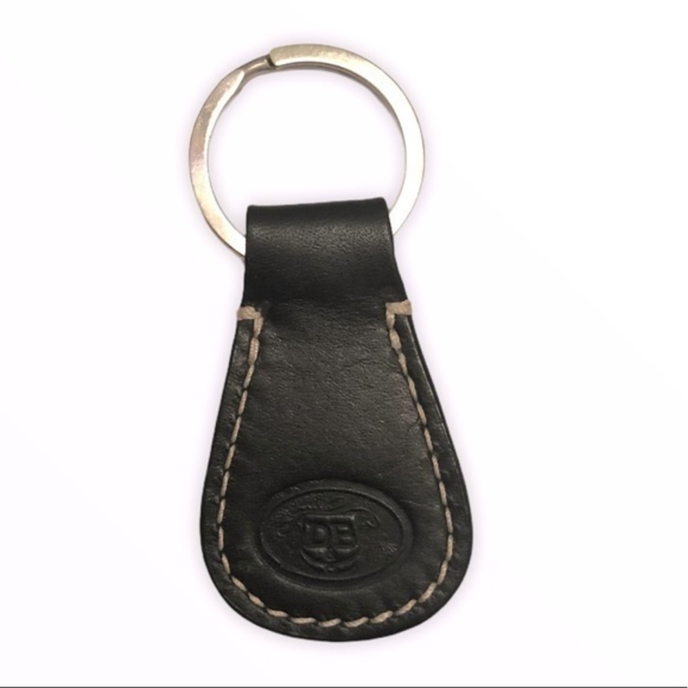 DOONEY and bourke black leather keychain